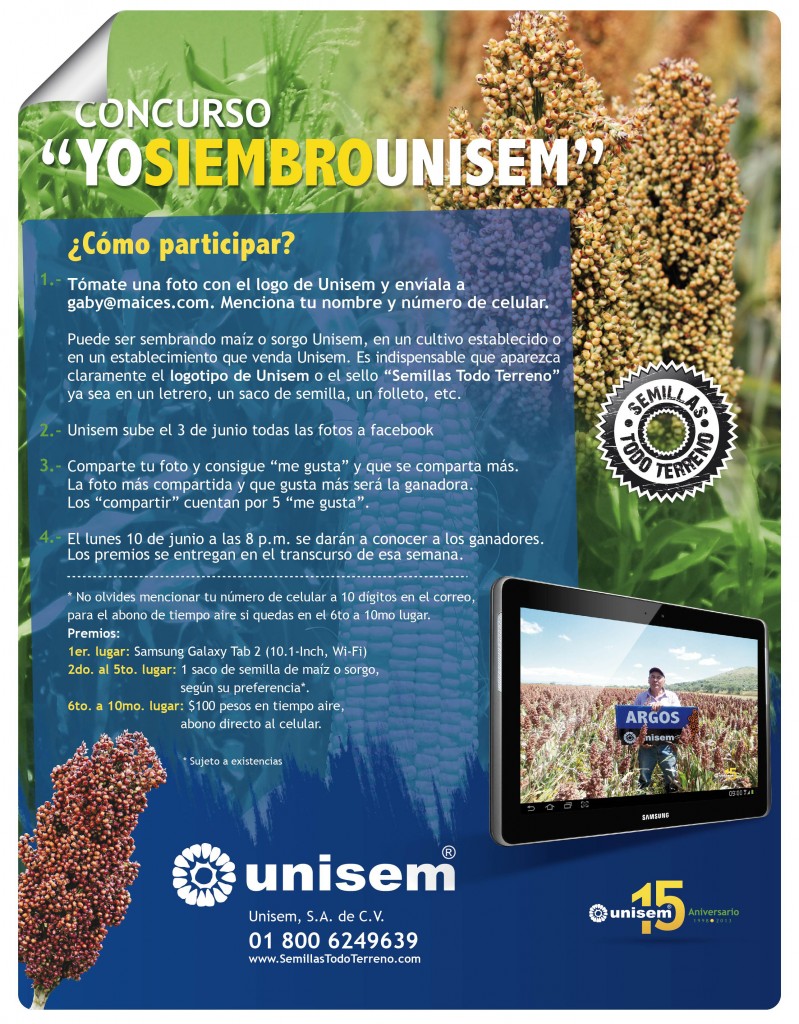 Concurso yo siembro UNISEM