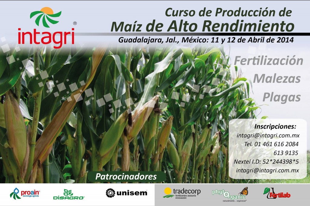 Intagri Curso Maiz Alta Produccion GDL 2014